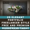 25 Elegant Portfolio & Freelancer Style Free and Premium Wordpress Theme