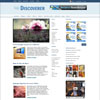 Discoverer Blue Free Portfolio Blog Premium Wordpress Theme