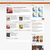 Emperors Orange Showcase Blog Free Wordpress Theme